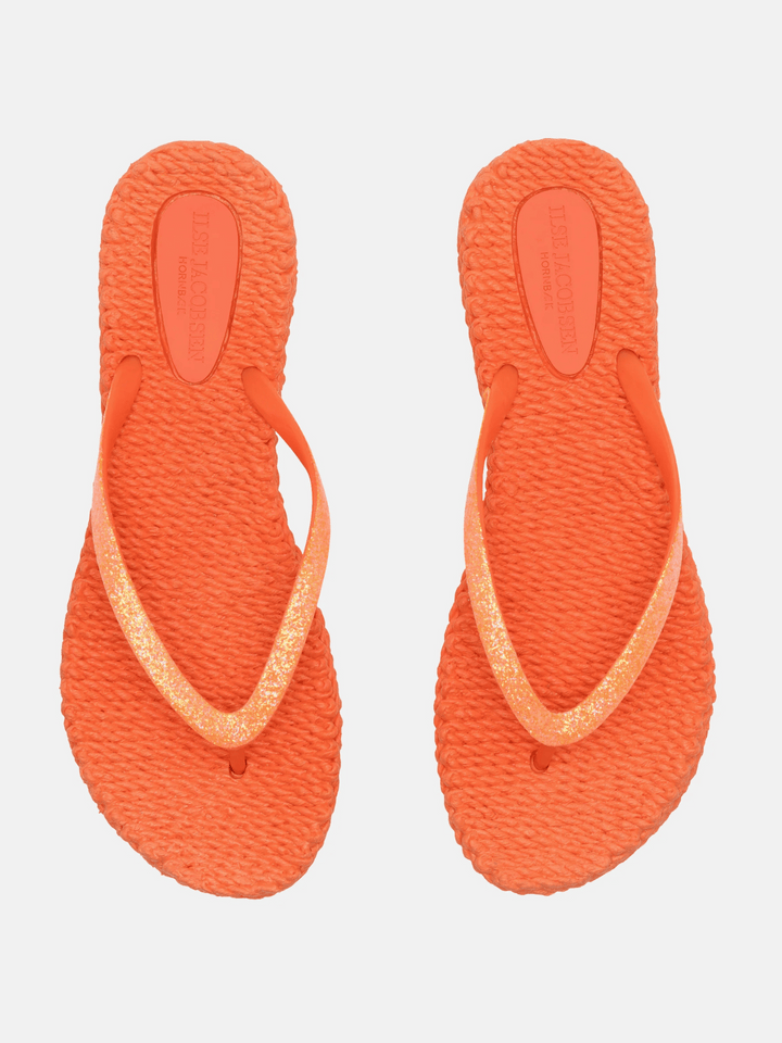 Flip Flop Glitzer Hot Orange