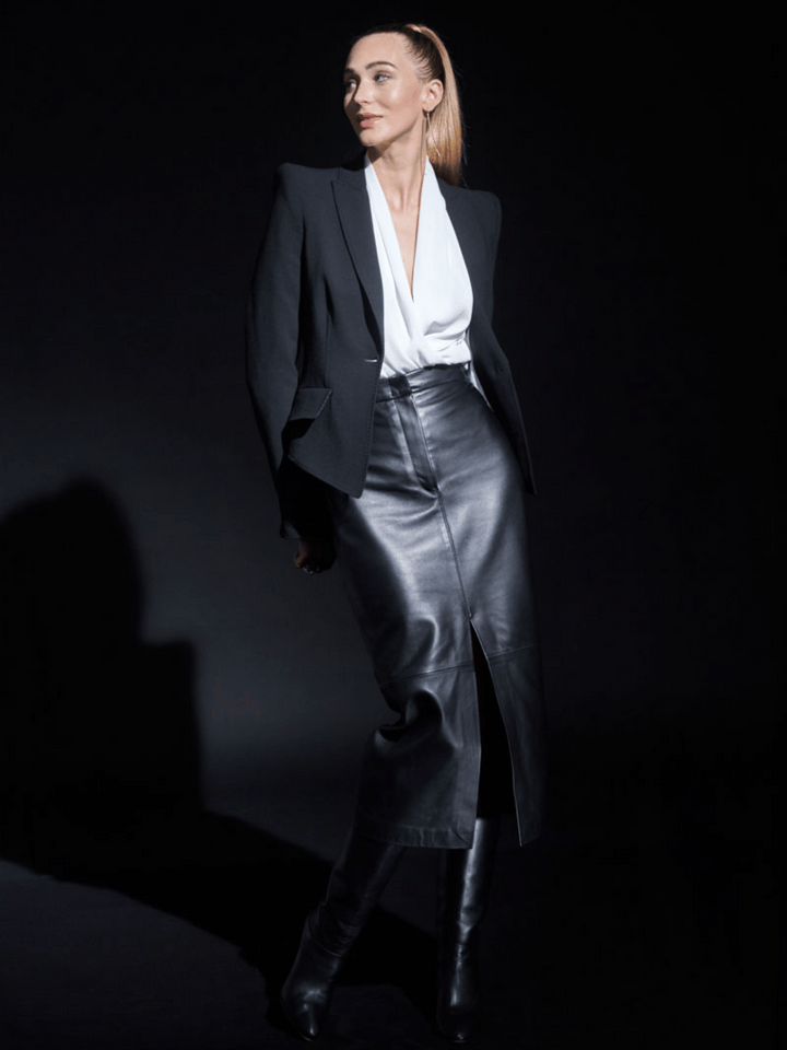 Blazer mit Pagodenschulter