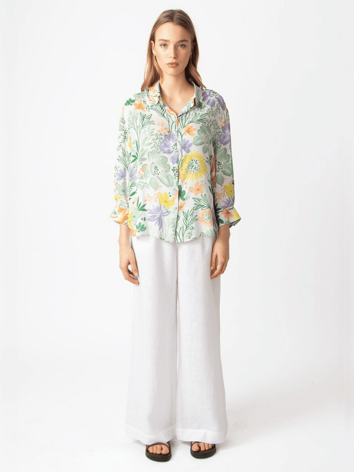 Blumen Bluse