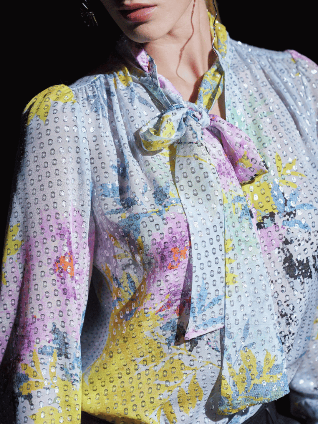 Lurex blouse