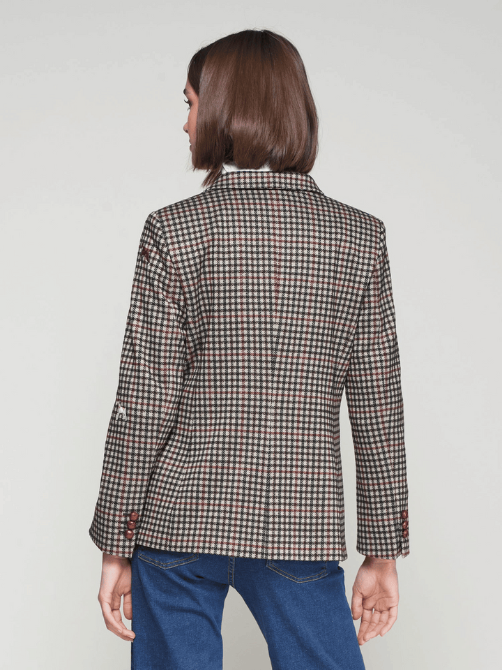 Blazer mit Hundeapplikationen