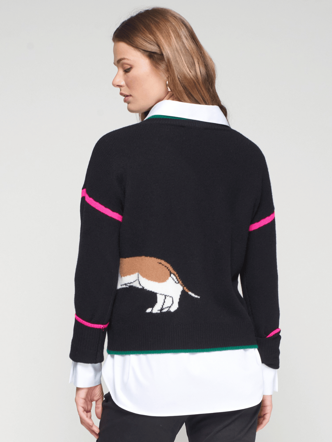 Dachshund Sweater Black