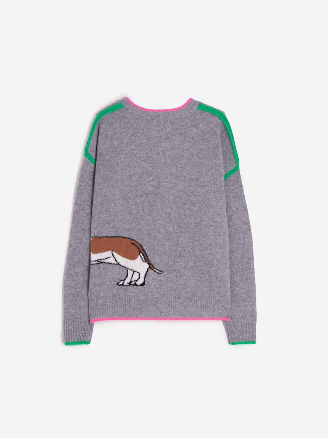 Dachshund Sweater Gray