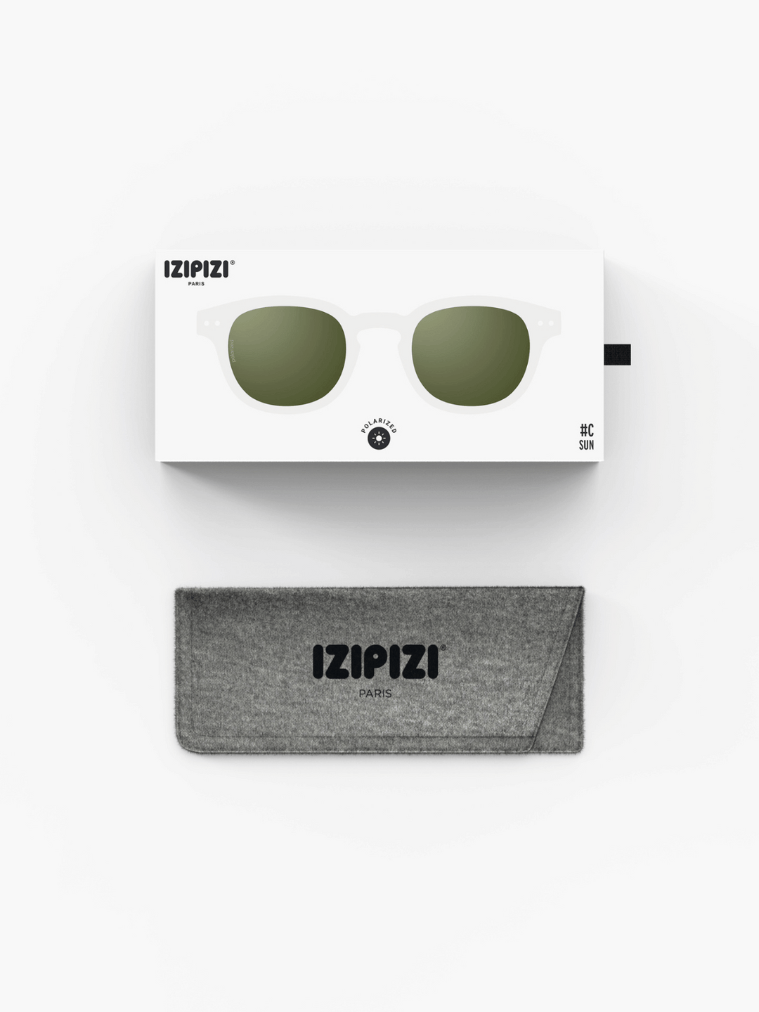 Sonnenbrille #C Crystal Polarisiert