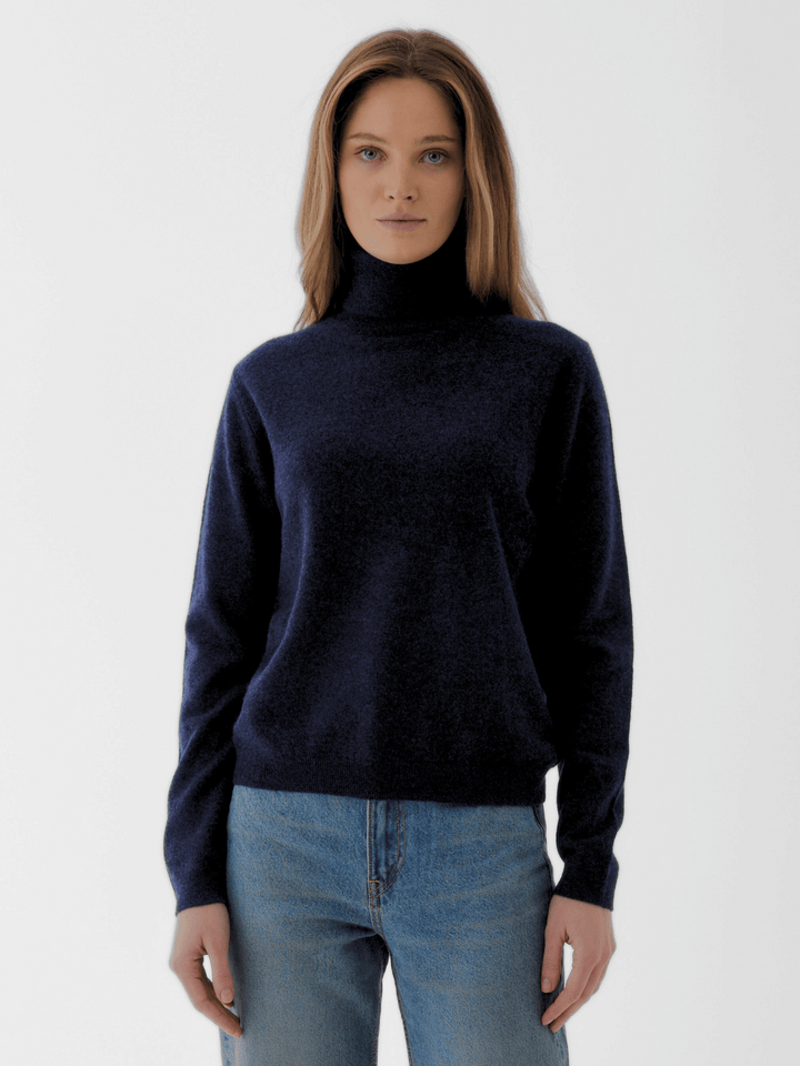 Kaschmirpullover Marine