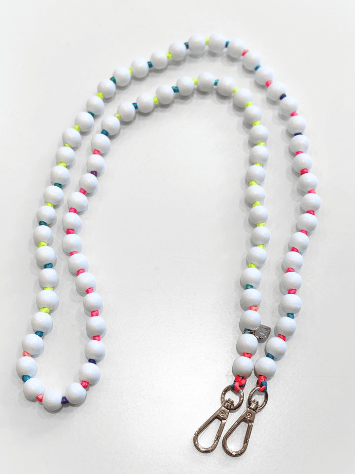 Mobile phone chain wooden beads