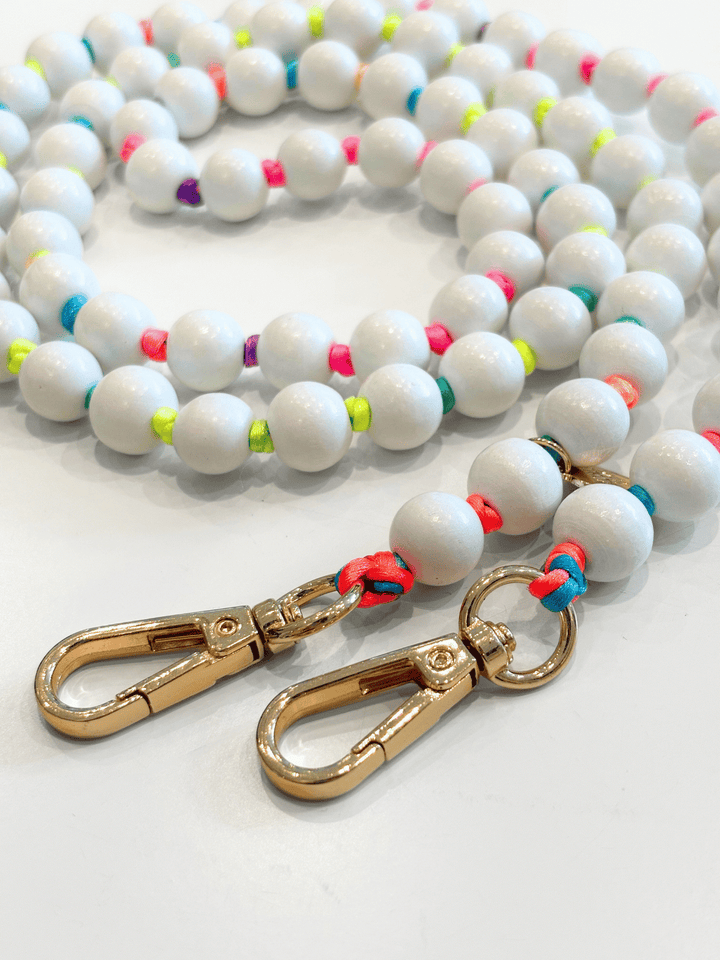 Mobile phone chain wooden beads