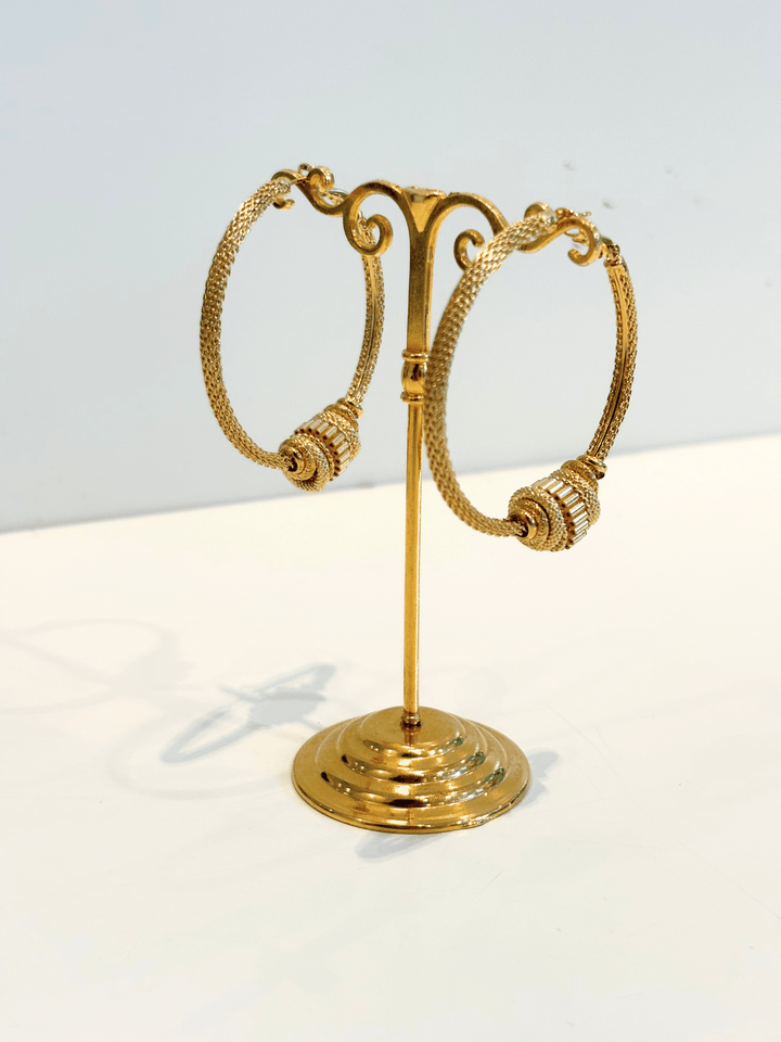 Hoop earrings