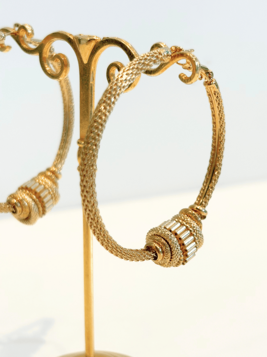 Hoop earrings