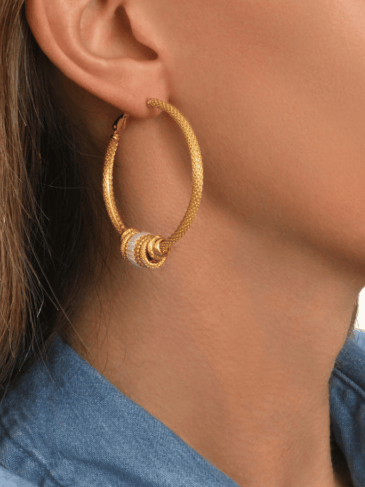 Hoop earrings