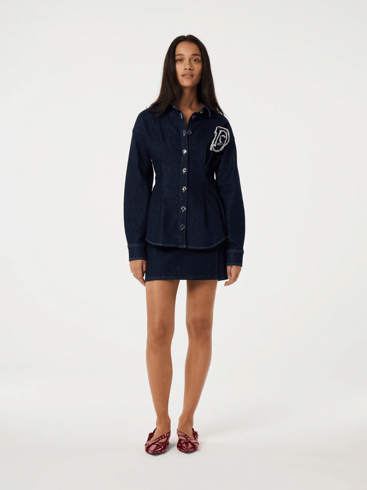 Irina denim blouse
