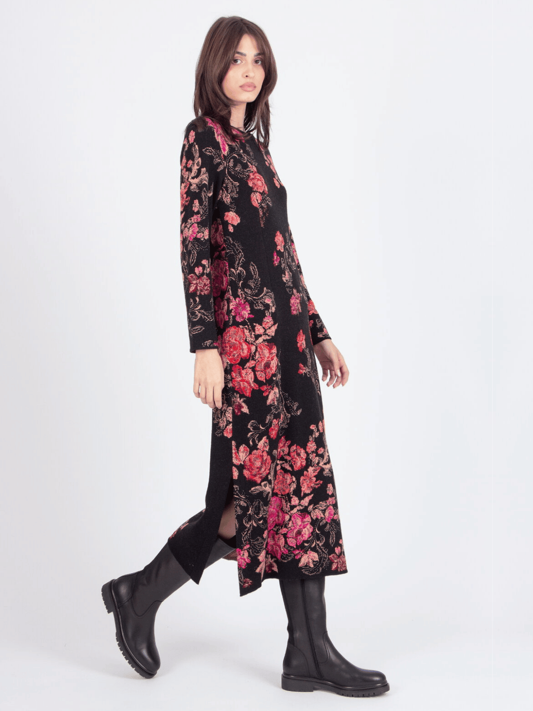 Kleid mit floralem Muster