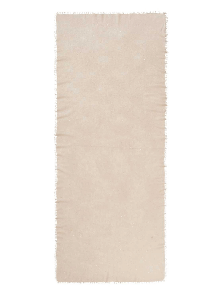 Kaschmirschal Pailletten Hell Beige
