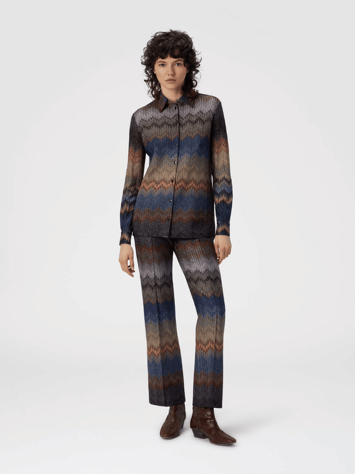 Bluse mit Schlangenmuster
