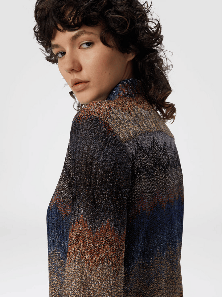 Bluse mit Schlangenmuster