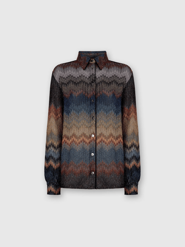 Bluse mit Schlangenmuster