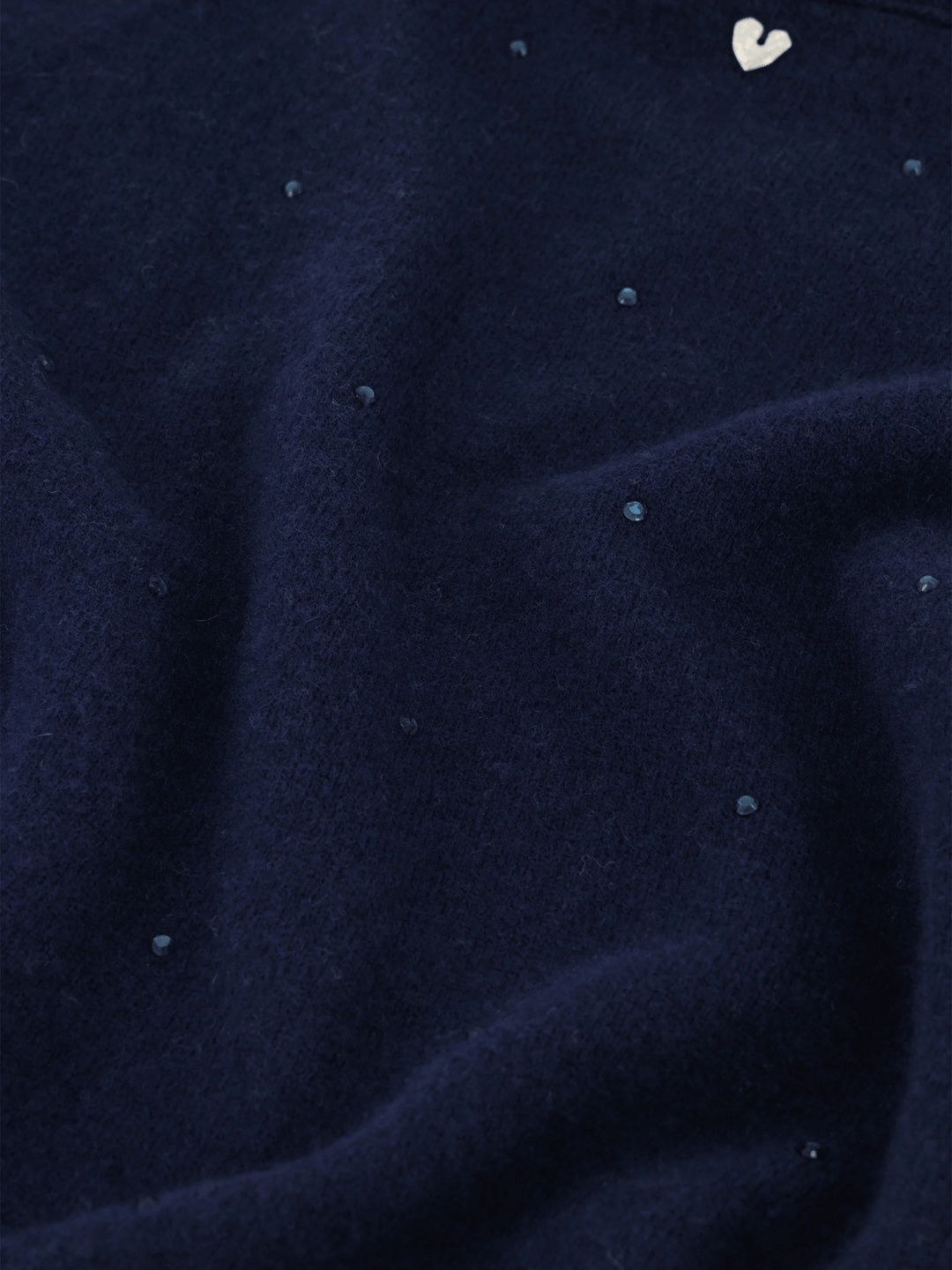 Lidi Strassstein Pullover Blau