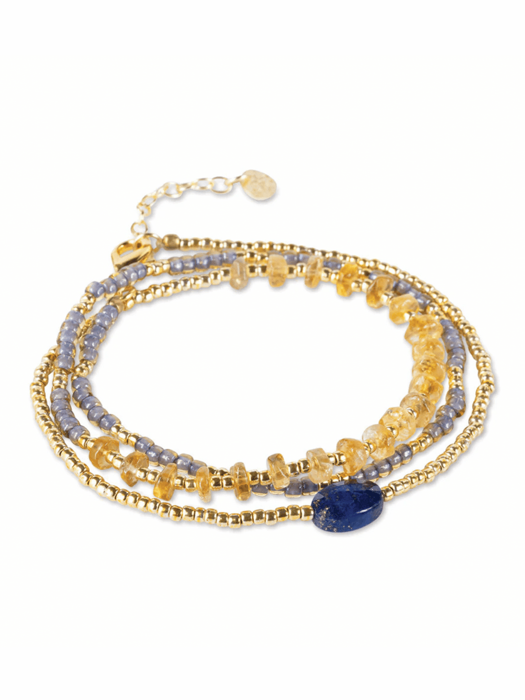 Identity Lapislazuli Citrin Armband