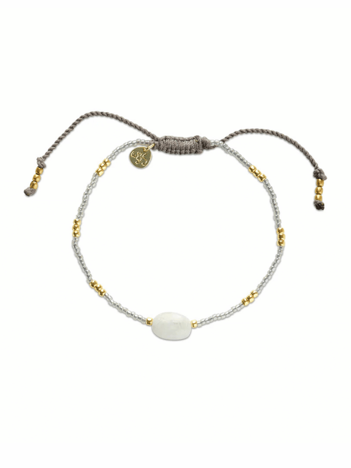 Wanting Mondstein Armband Goldfarben