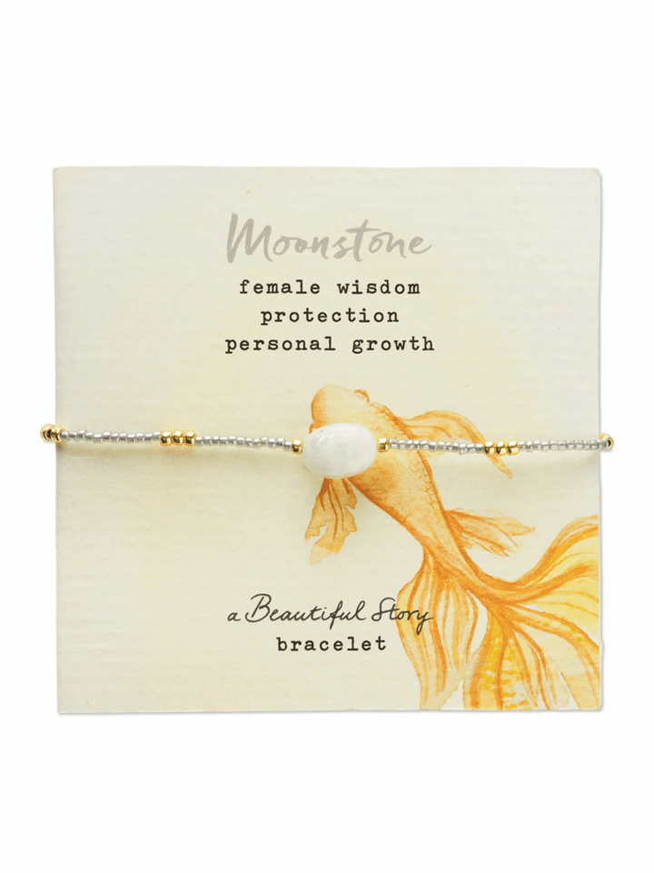 Wanting Mondstein Armband Goldfarben