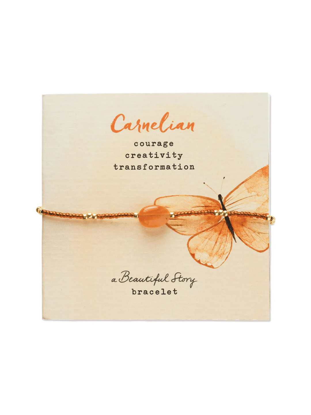 Wanting Karneol Armband Goldfarben