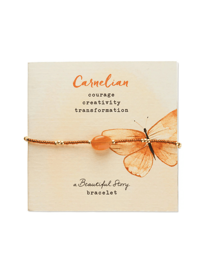 Wanting Karneol Armband Goldfarben