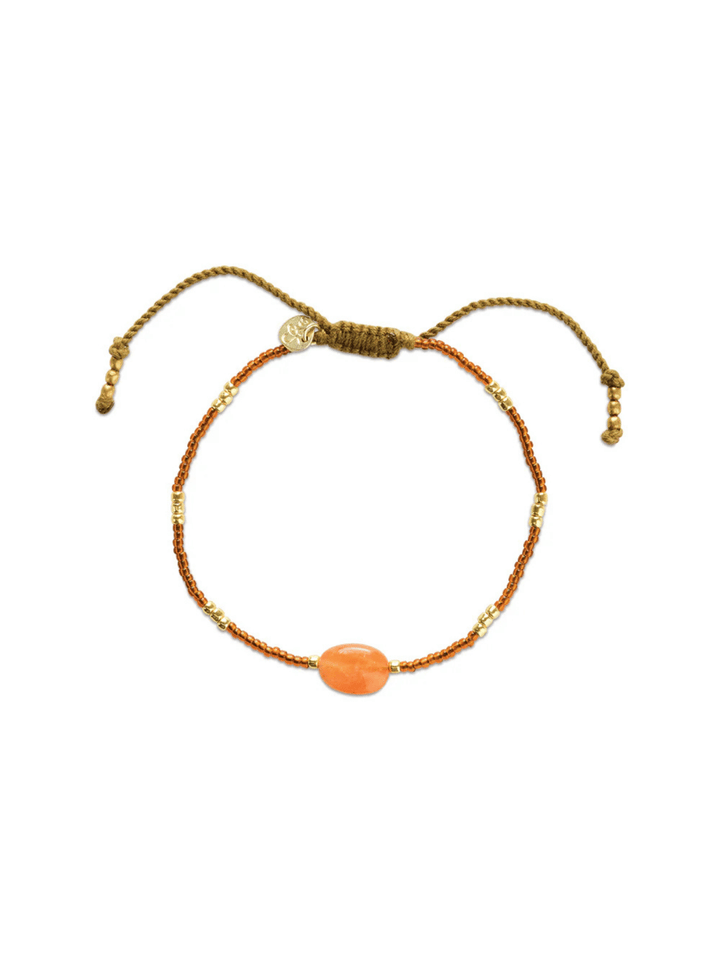 Wanting Karneol Armband Goldfarben