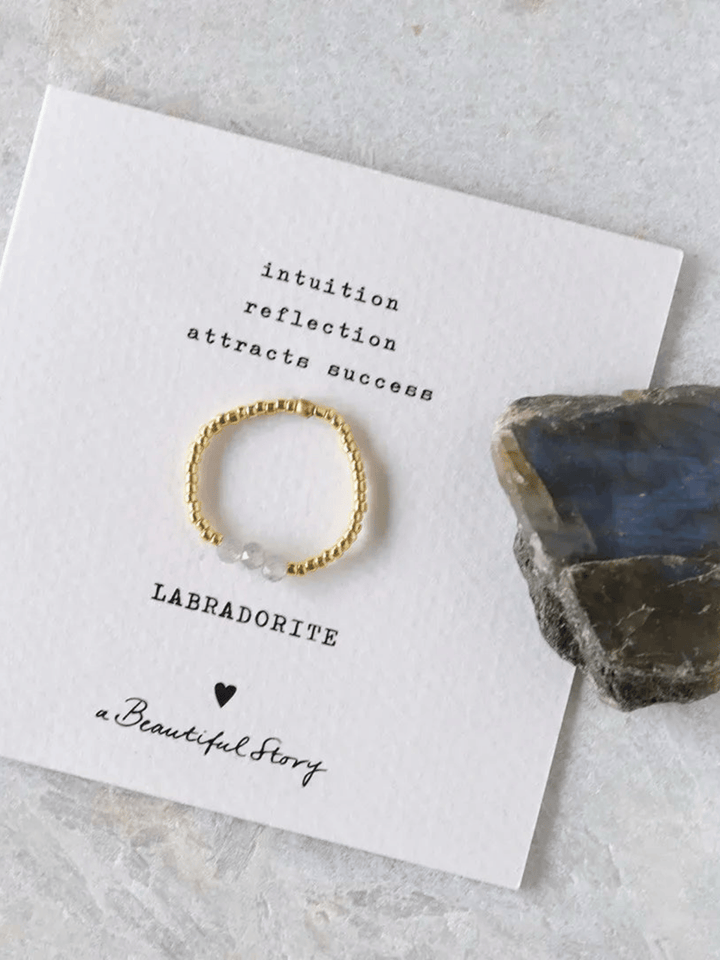 Clarity Labradorit Ring Gold