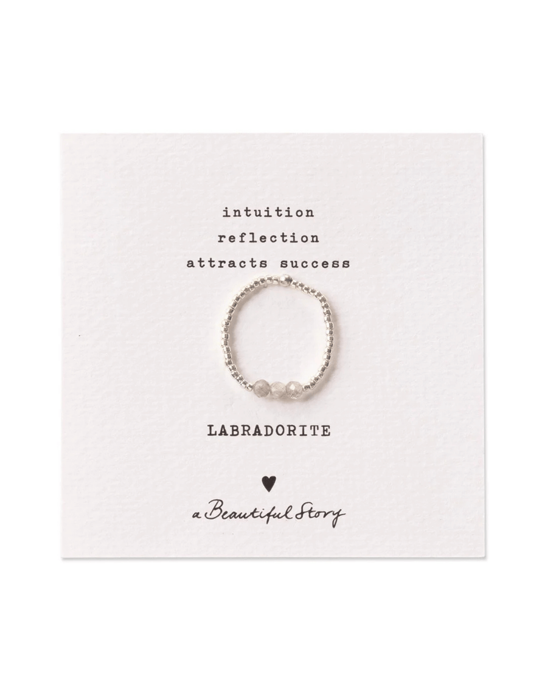 Clarity Labradorit Ring Silber