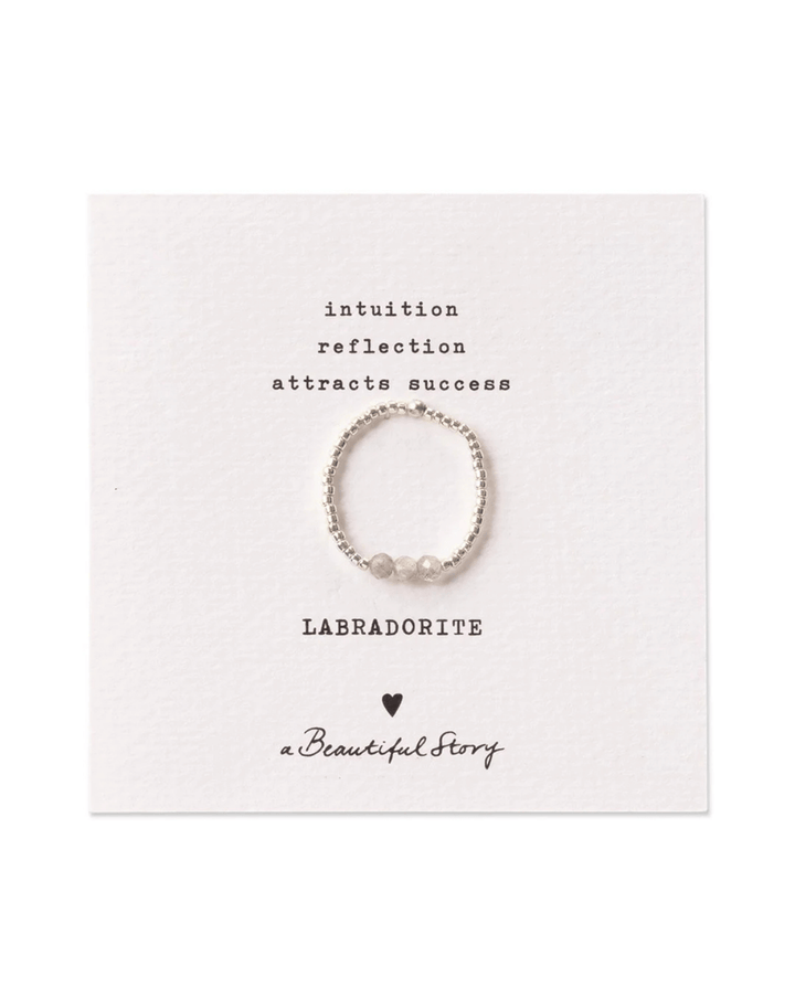 Clarity Labradorit Ring Silber
