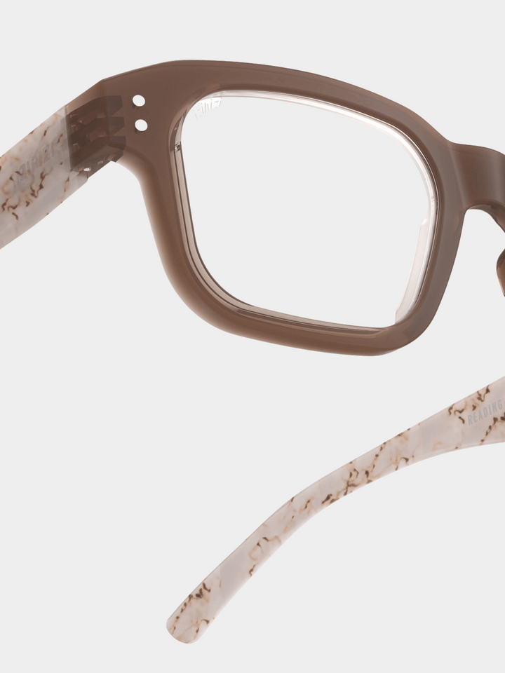 Lesebrille #Quote Light Marble