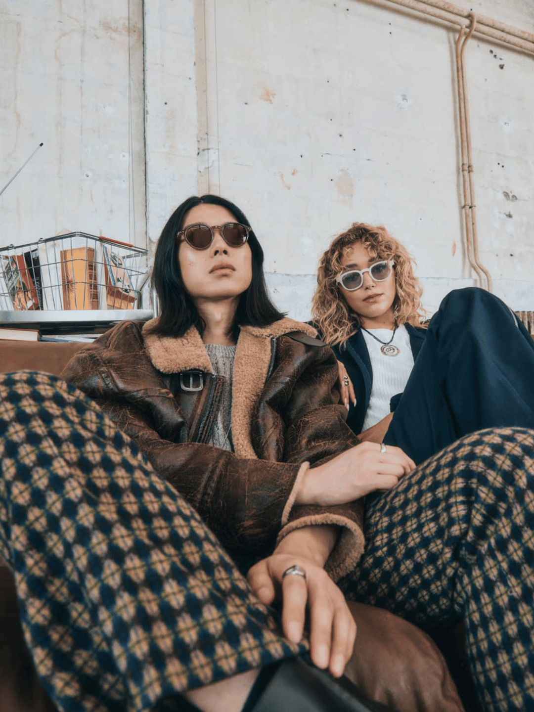 Sonnenbrille #D Old Leather