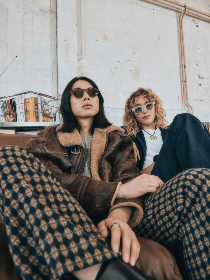 Sonnenbrille #D Old Leather