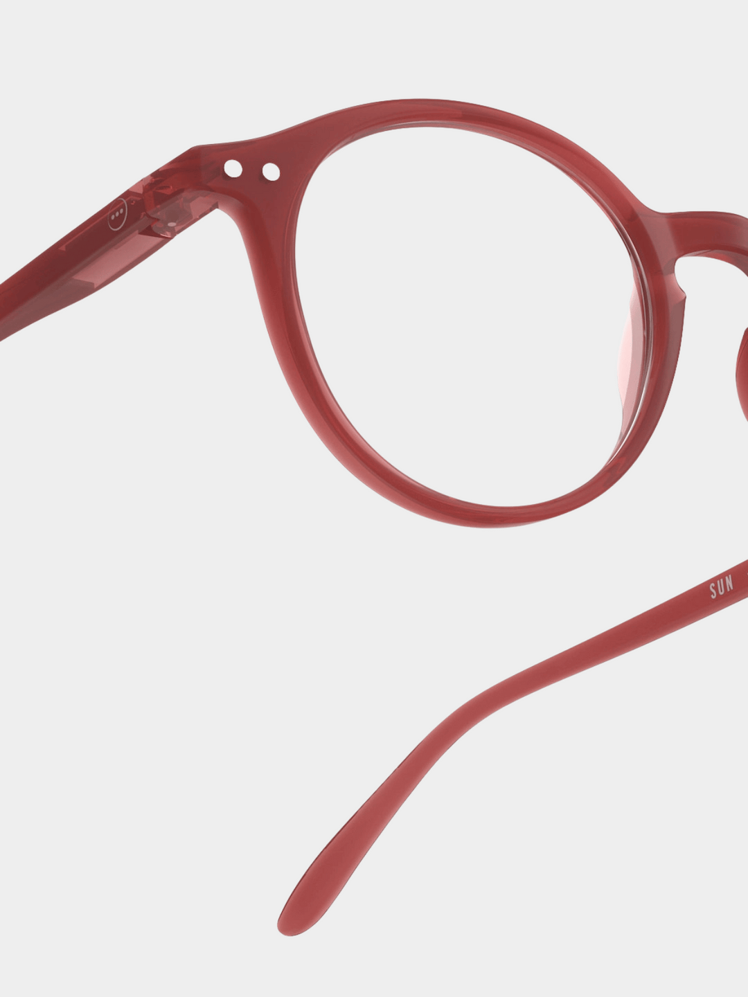 Lesebrille #D Carmine Red