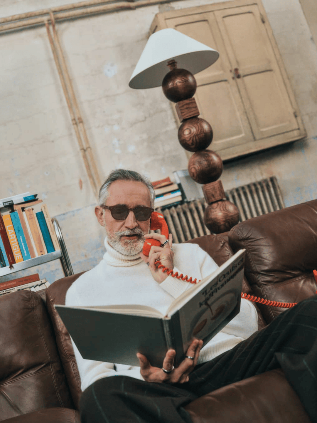 Sonnenbrille #C Old Leather