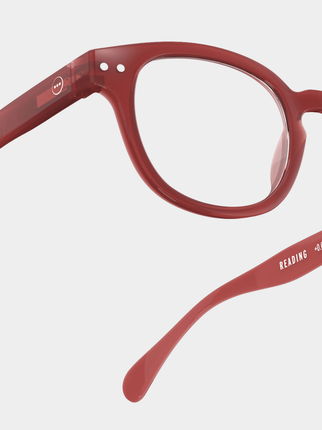 Lesebrille #C Carmine Red