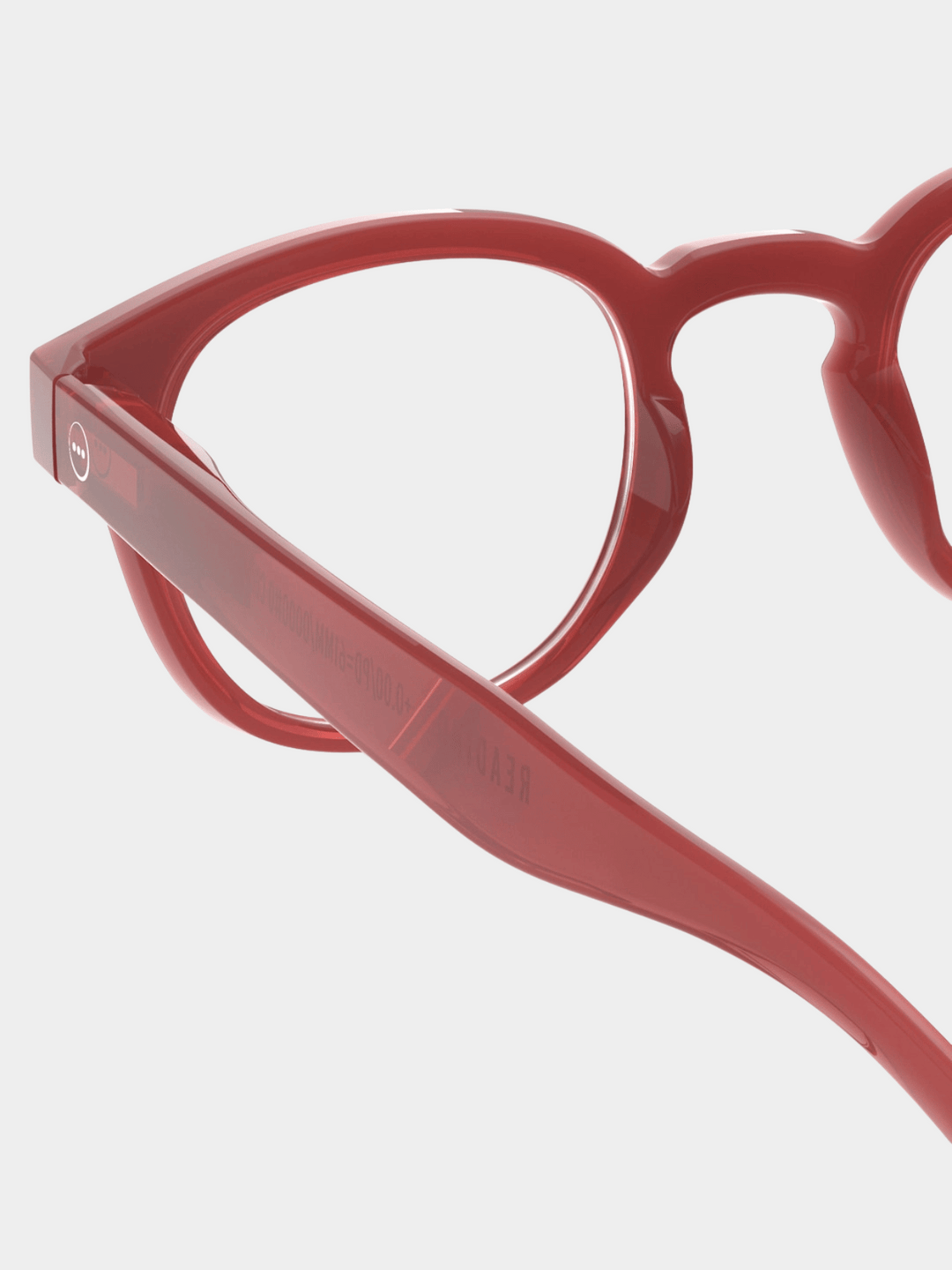 Lesebrille #C Carmine Red