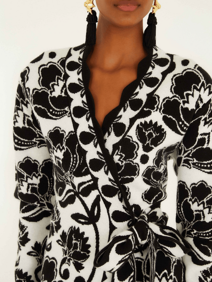 Floral Arabesque Minikleid