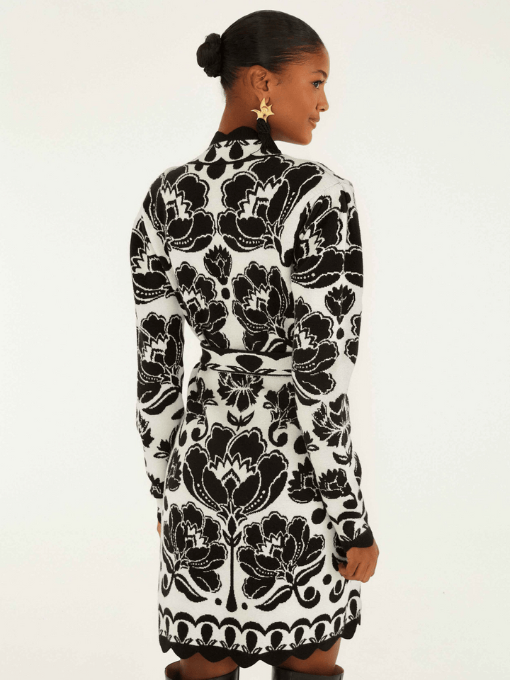 Floral Arabesque Minikleid
