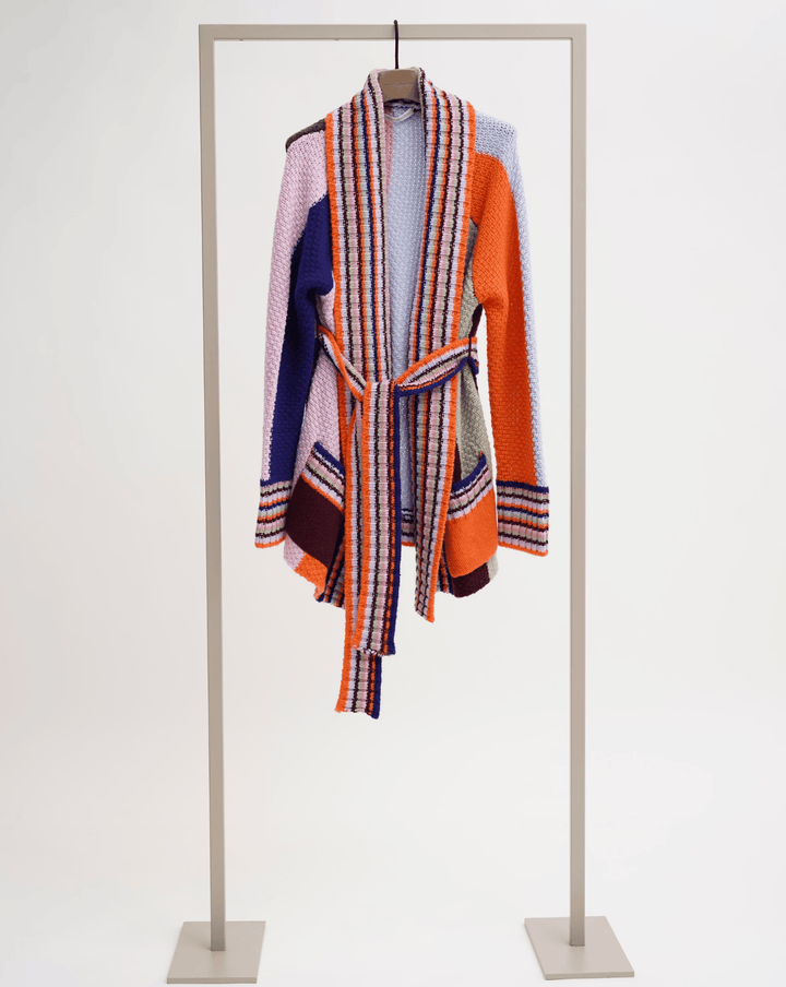 Strickjacke Patchwork