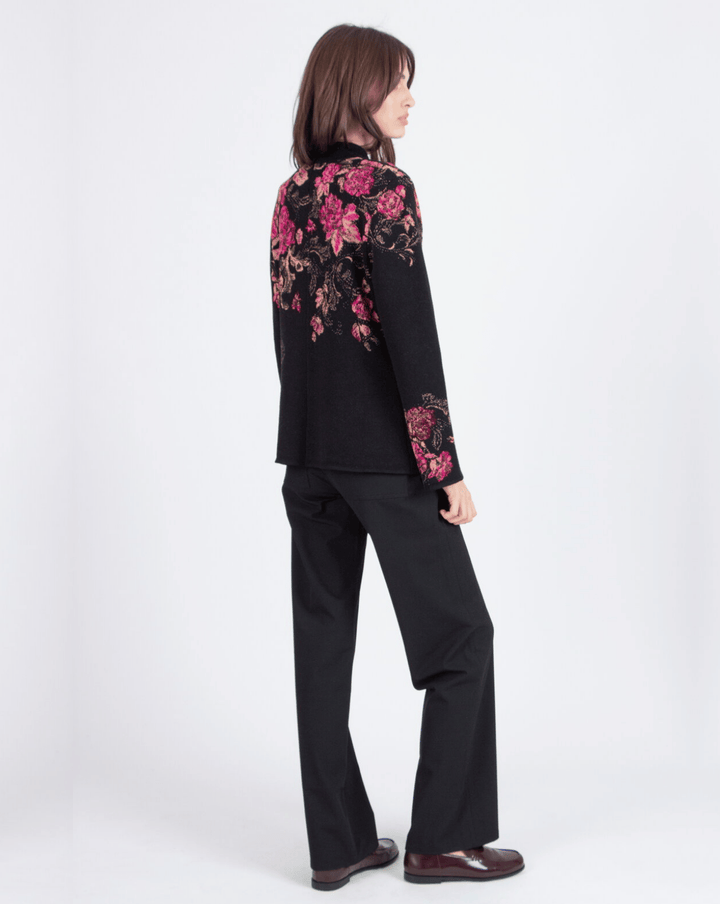 Jacquard Floral Jacke