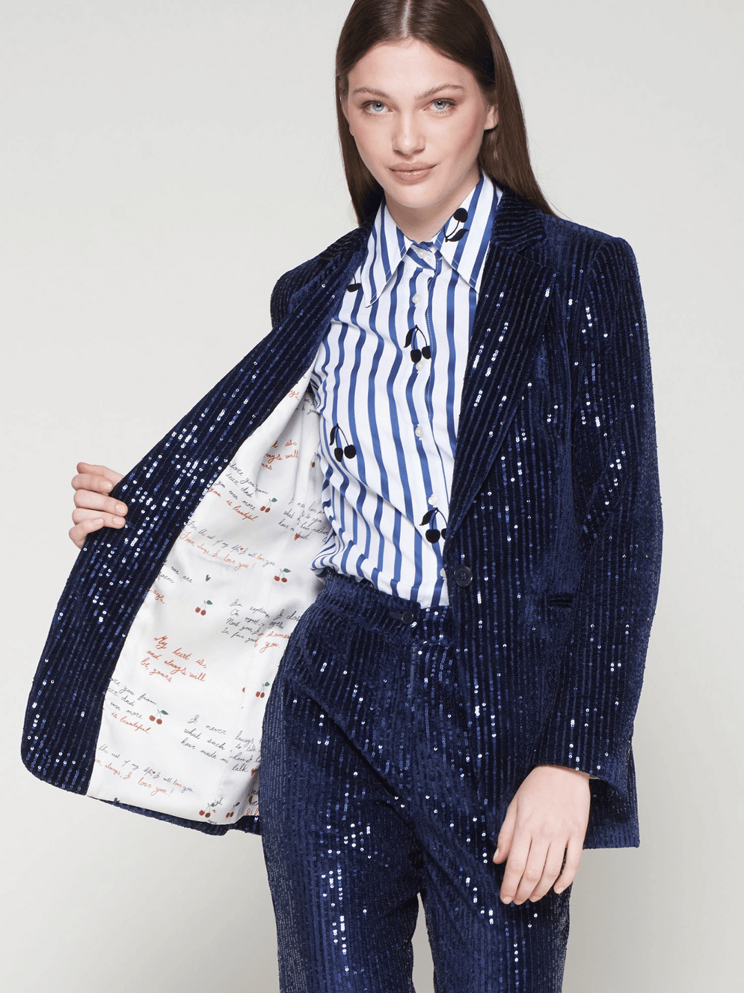 Paillettenblazer