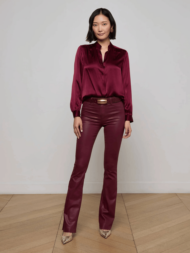 Bianca Bluse Dark Port