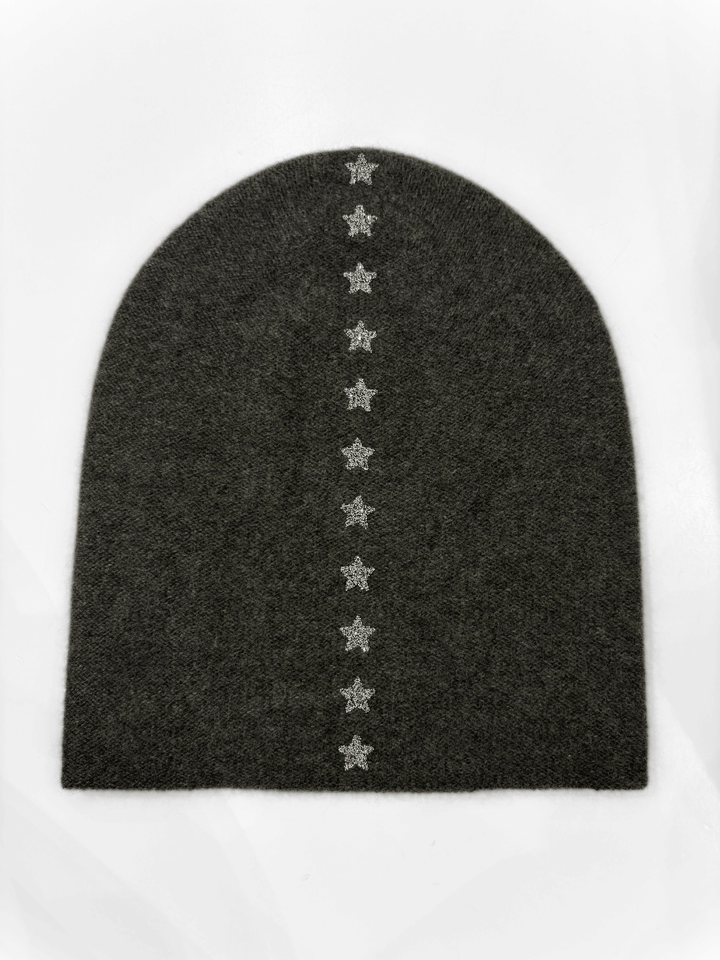 Beanie Mellow Crystal Grau