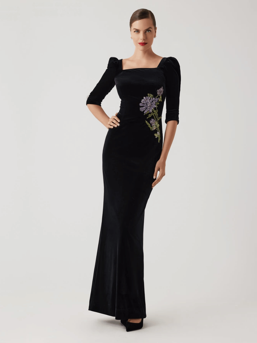 Abendkleid Samt