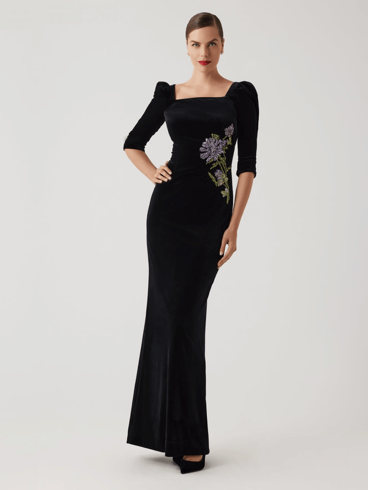 Abendkleid Samt