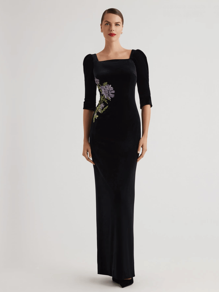 Abendkleid Samt