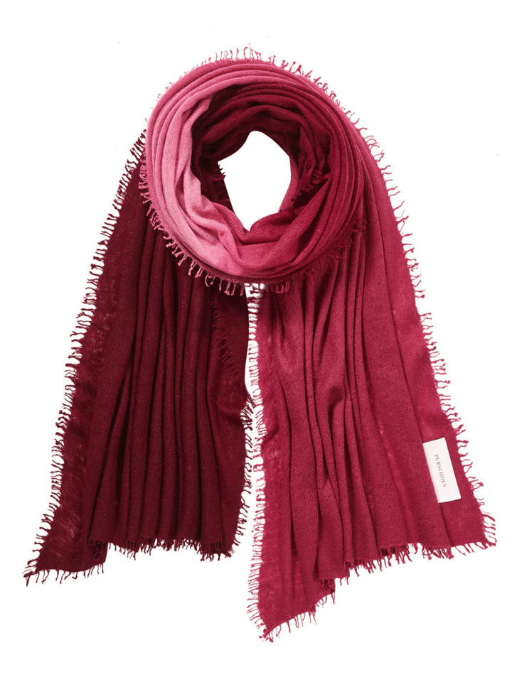 Kaschmirschal Ombre Red