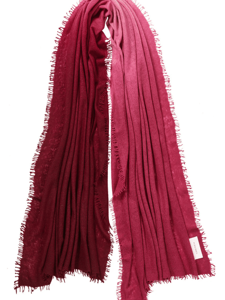 Kaschmirschal Ombre Red