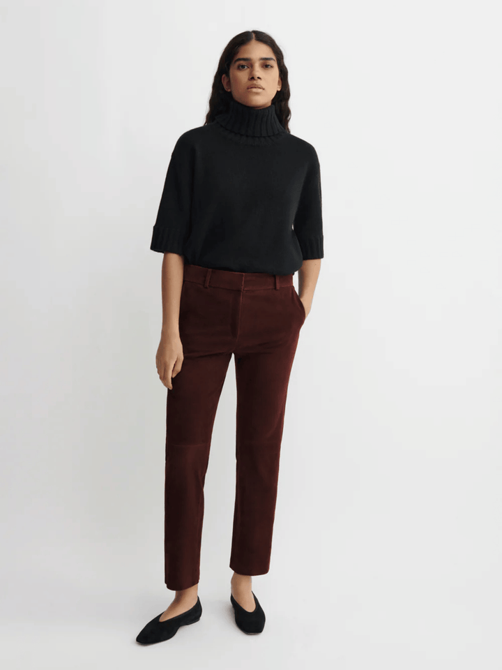 Jenna Stretch Suede Shiraz